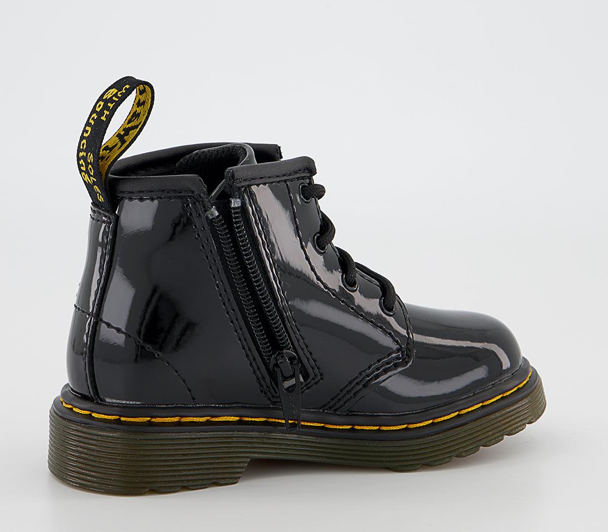 Dr. Martens 1460 Infant Boots Black Patent Infant Trainers & Shoes