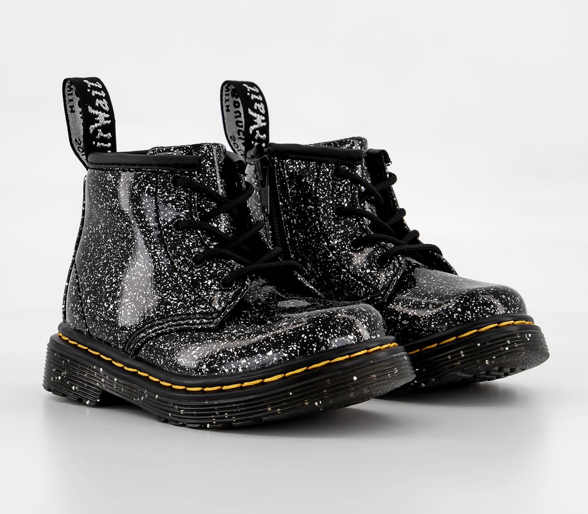 Dr. Martens 1460 Infant Boots Black Cosmic Glitter Unisex