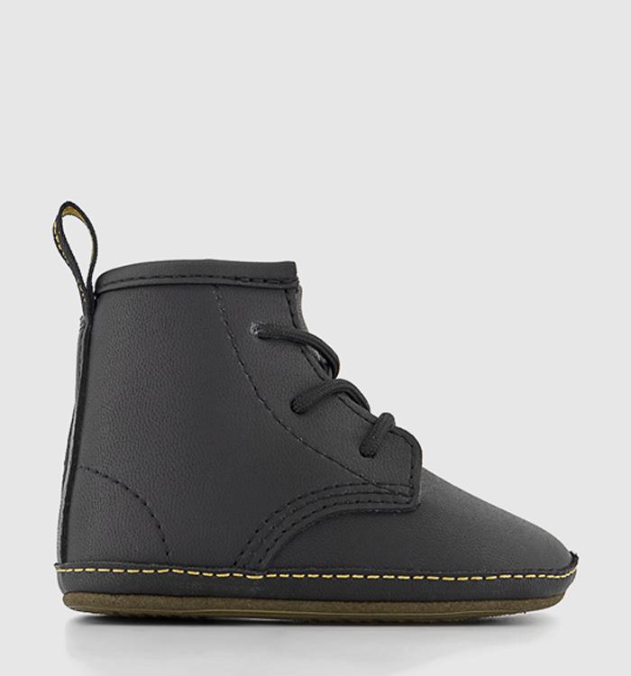 Dr. Martens 1460 Crib Shoes Black Leather