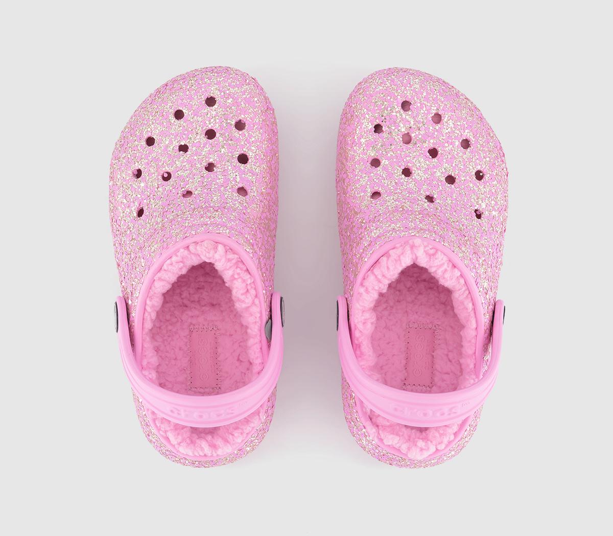 CrocsClassic Lined Kids ClogsFlamingo Glitter