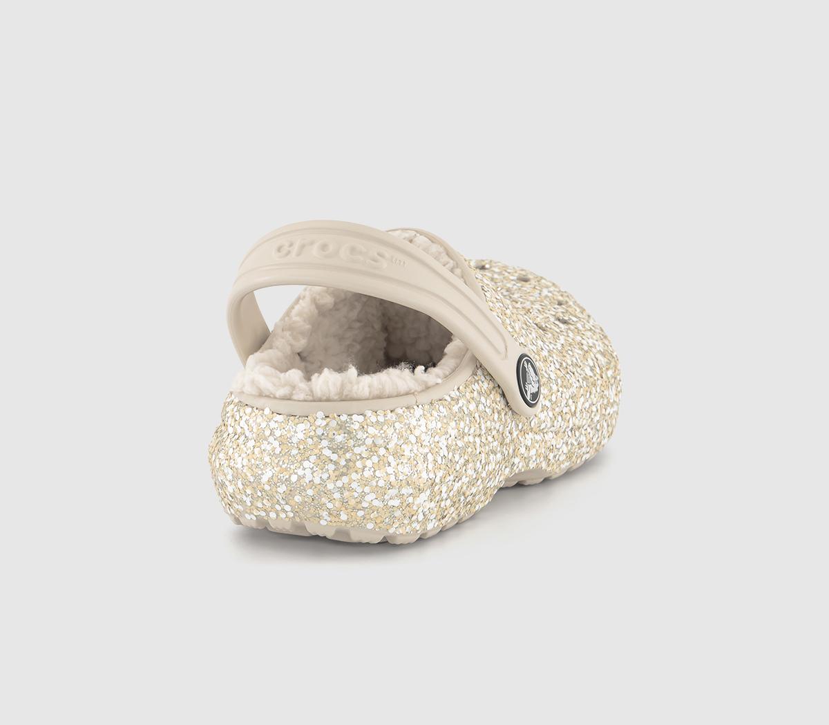 CrocsClassic Lined Kids ClogsStucco Glitter
