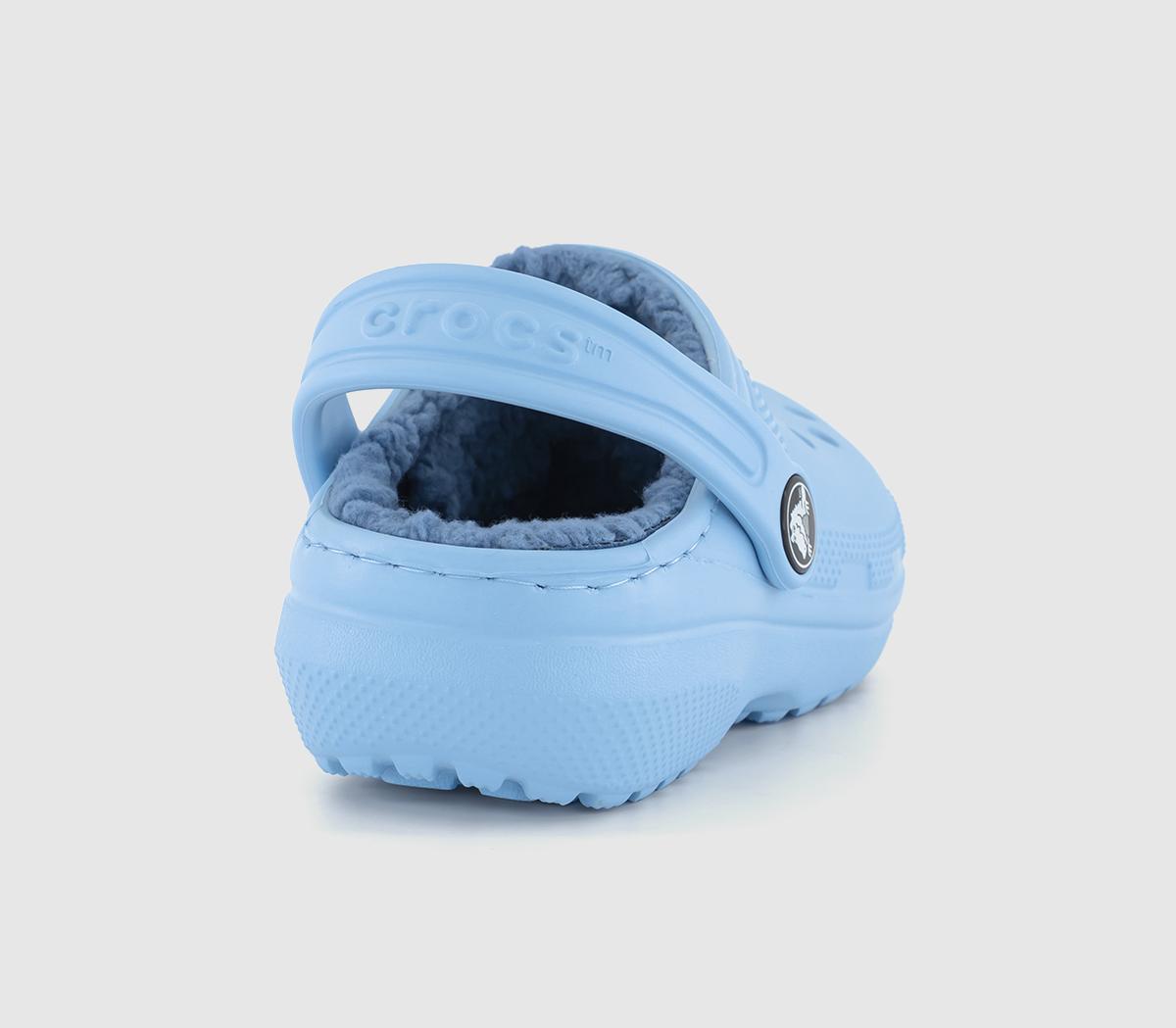 CrocsClassic Lined Toddler Clogs CrocsClassic Lined Toddler ClogsBlue Calcite