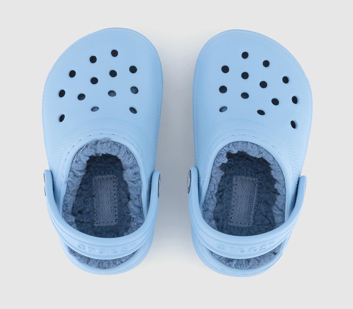 CrocsClassic Lined Toddler Clogs CrocsClassic Lined Toddler ClogsBlue Calcite