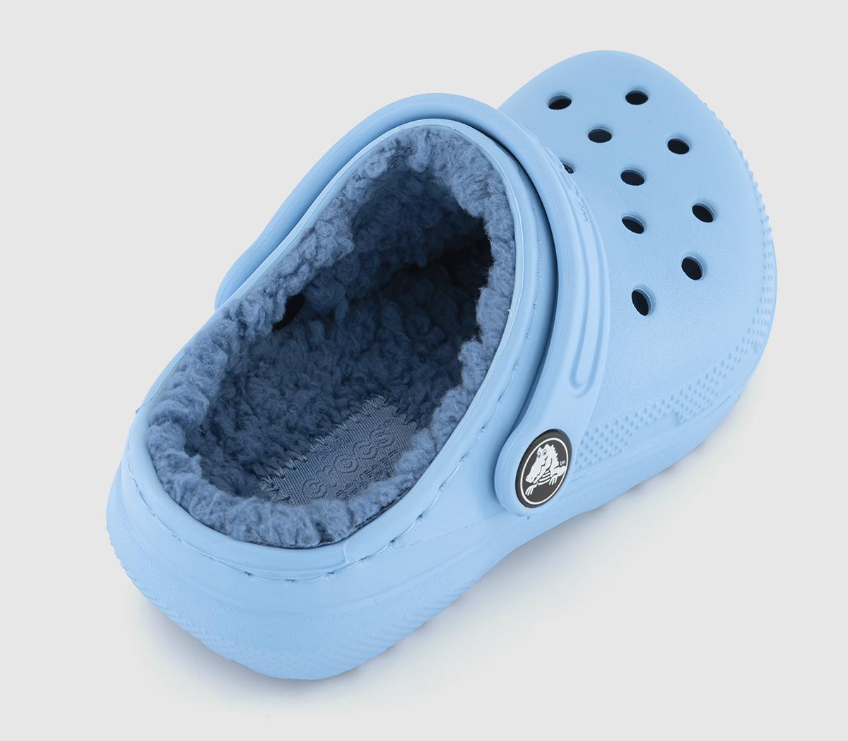 CrocsClassic Lined Toddler Clogs CrocsClassic Lined Toddler ClogsBlue Calcite