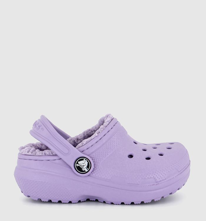 Crocs Classic Lined Toddler Clogs Orchid