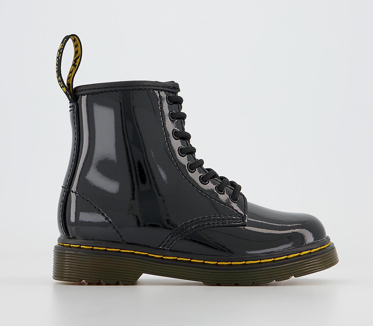 Toddler black patent sales dr martens