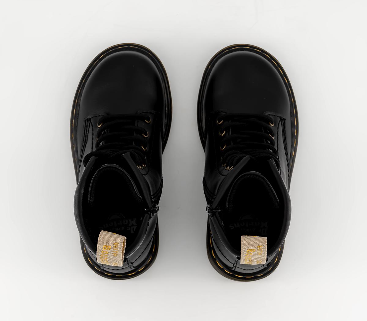 Dr. Martens1460 Toddler Boots Black Newbury Tumble Vegan