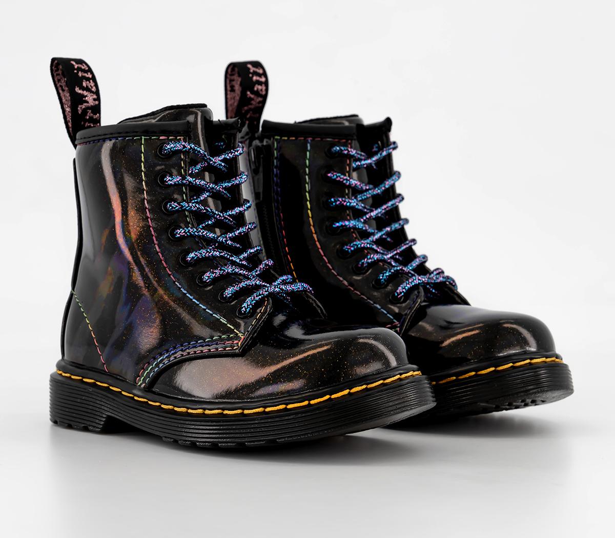 Dr. Martens 1460 Toddler Boots Black Lightshow - Unisex