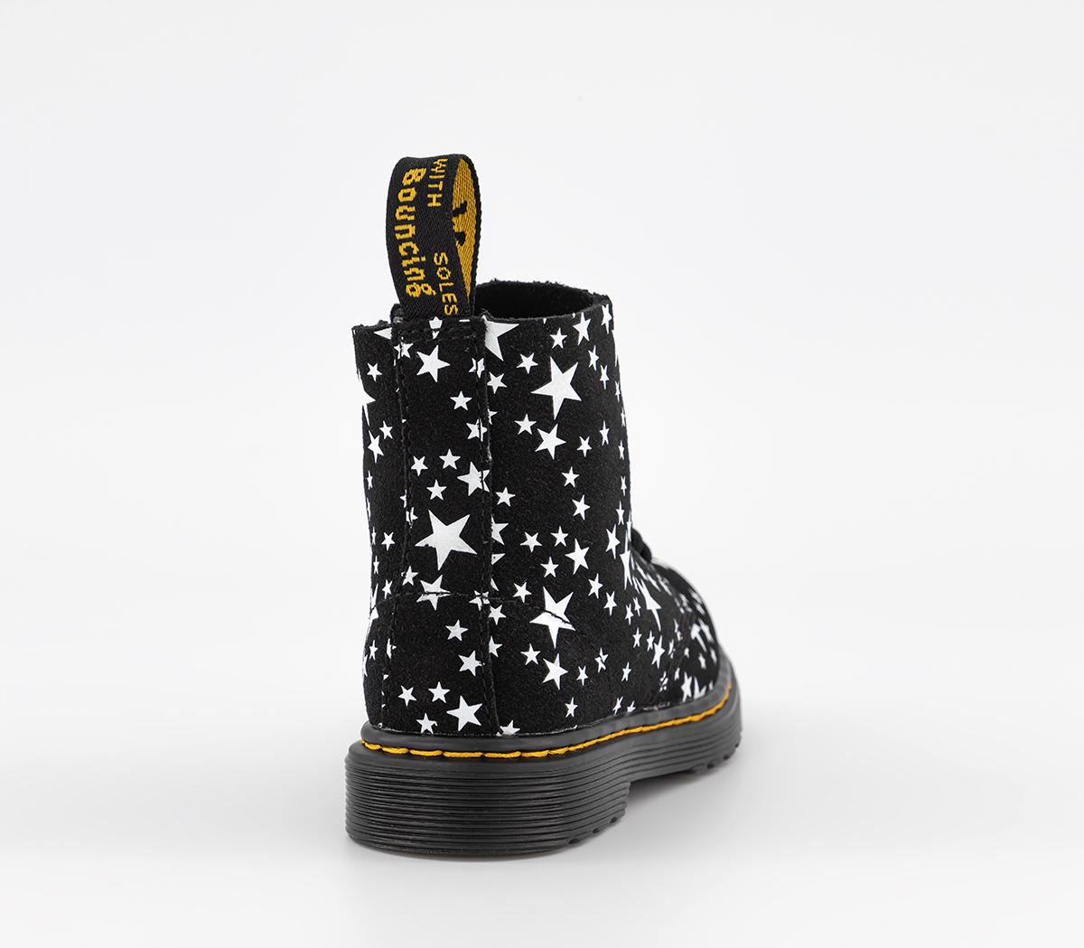 Dr. Martens1460 Toddler BootsStar Print Black White