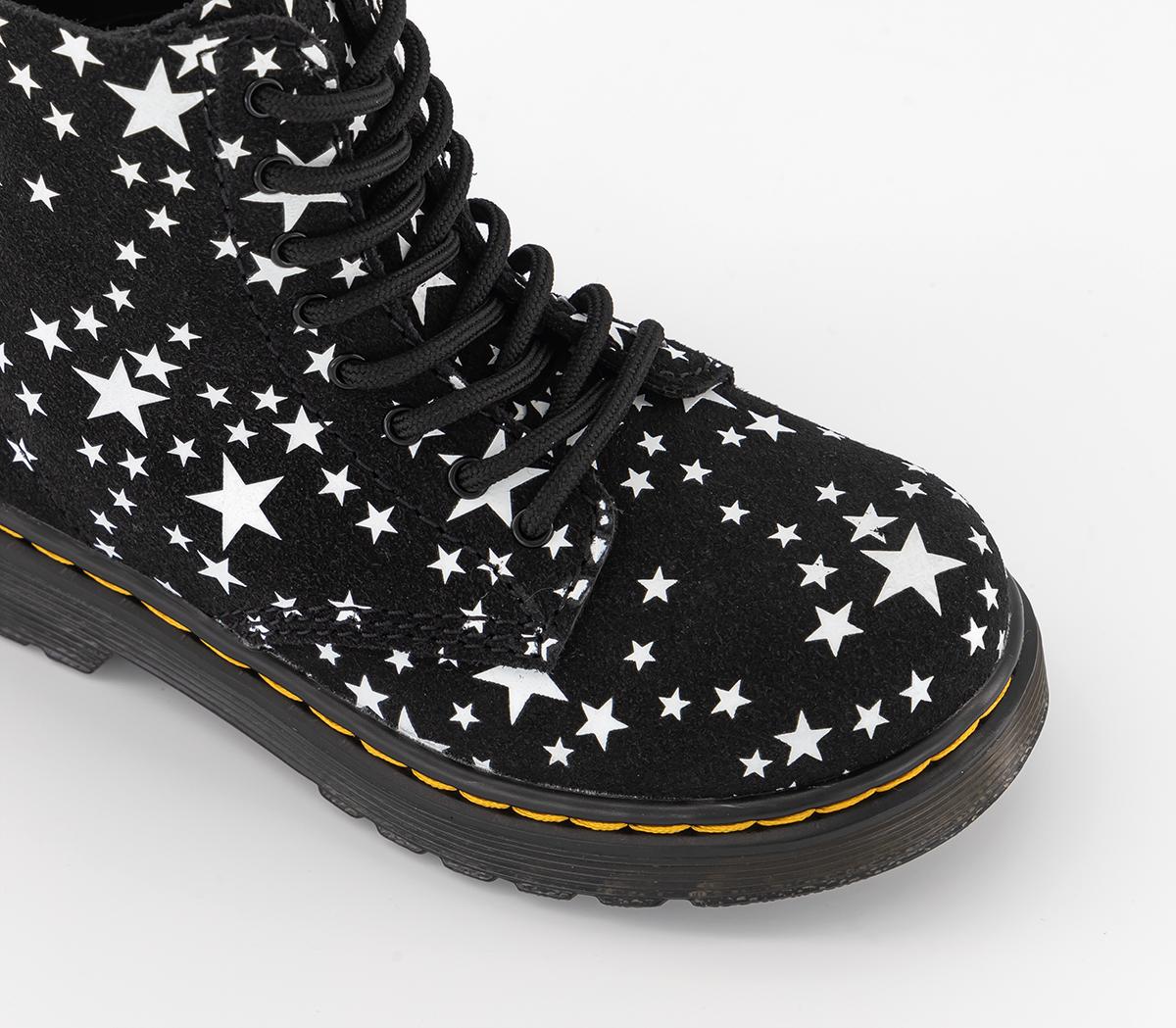 Dr. Martens1460 Toddler BootsStar Print Black White
