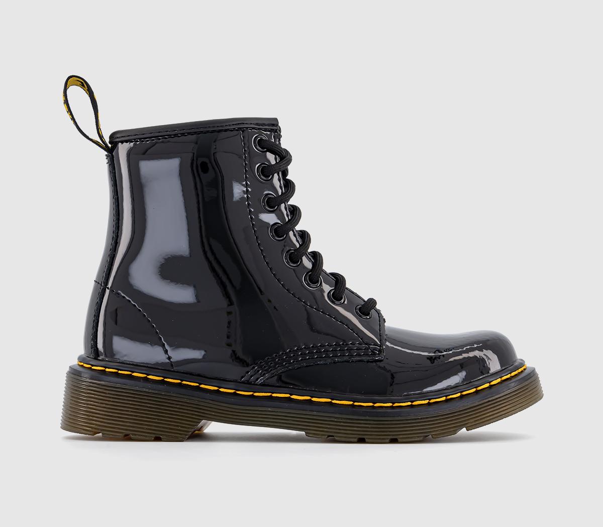1460 Junior Boots Black Patent