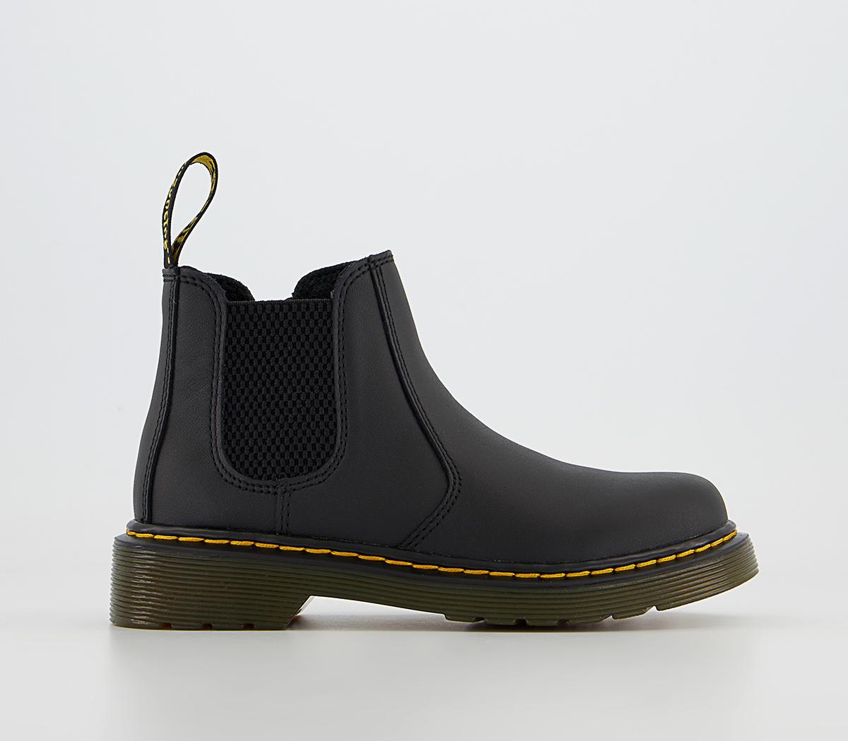 Black dr store martens junior