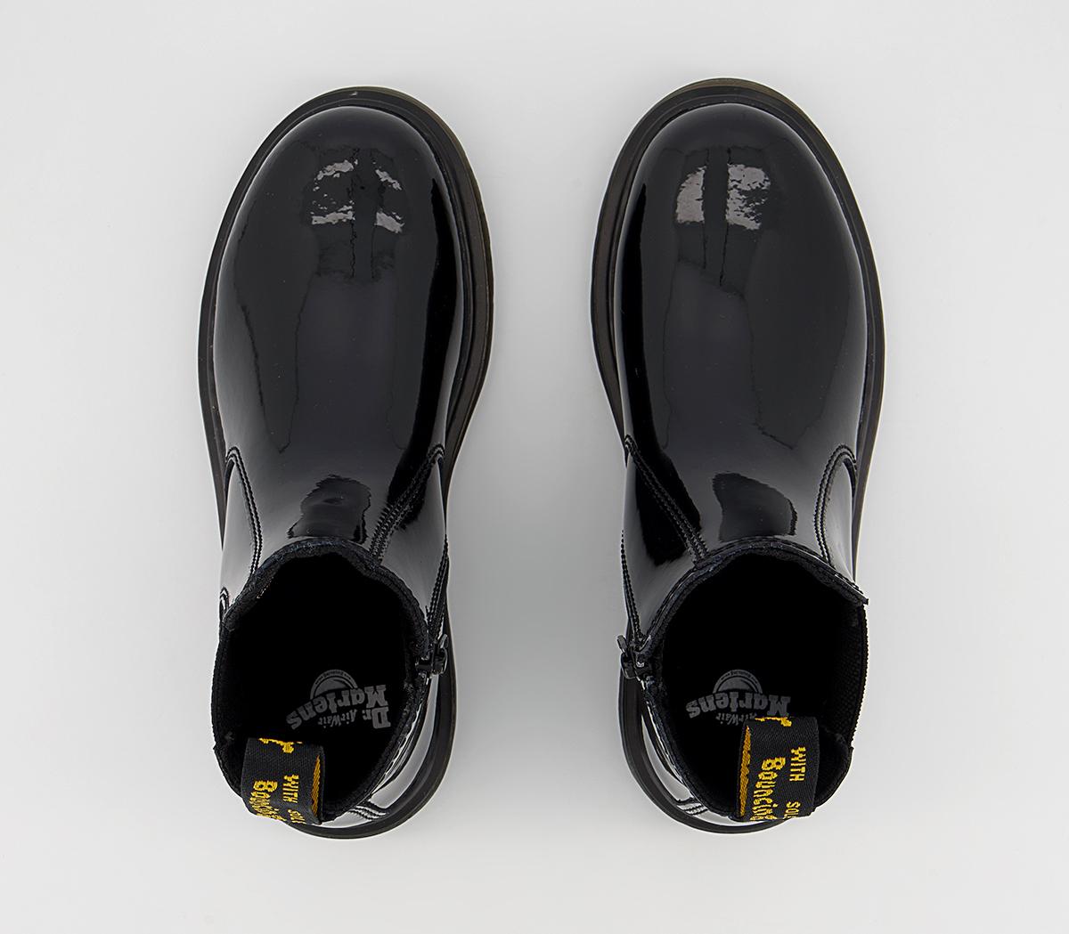 Dr. Martens2976 Junior Chelsea BootsBlack Patent