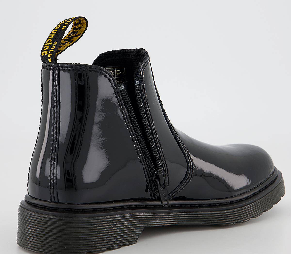 Dr. Martens2976 Junior Chelsea BootsBlack Patent