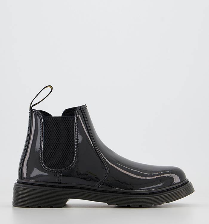 Dr. Martens 2976 Junior Chelsea Boots Black Patent