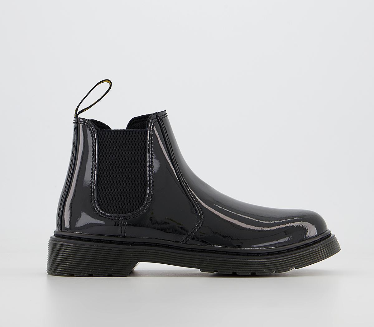 2976 Junior Chelsea Boots Black Patent