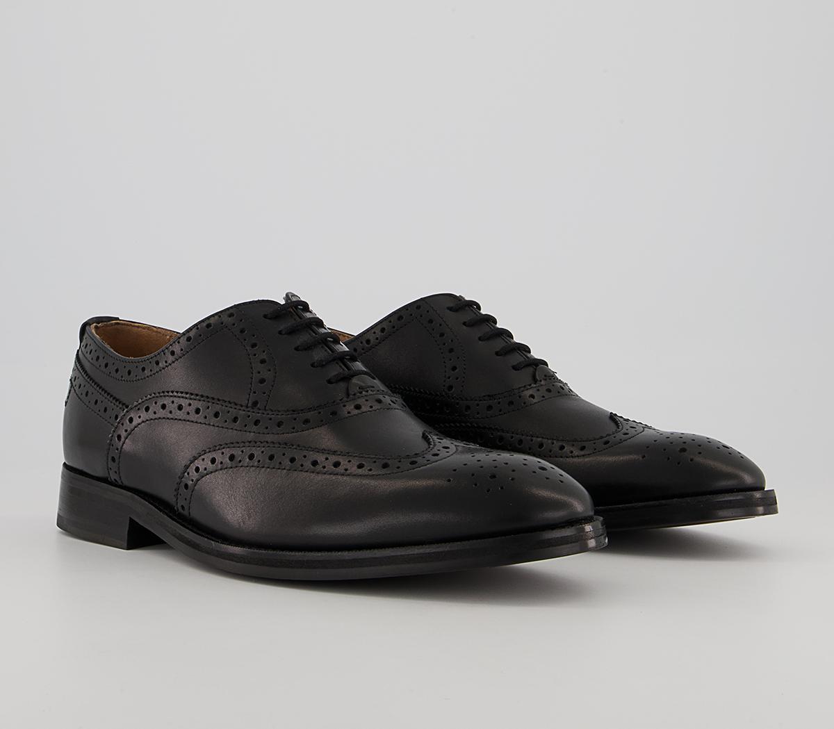 Ted Baker Mens Amaiss Brogues Black Leather, 8