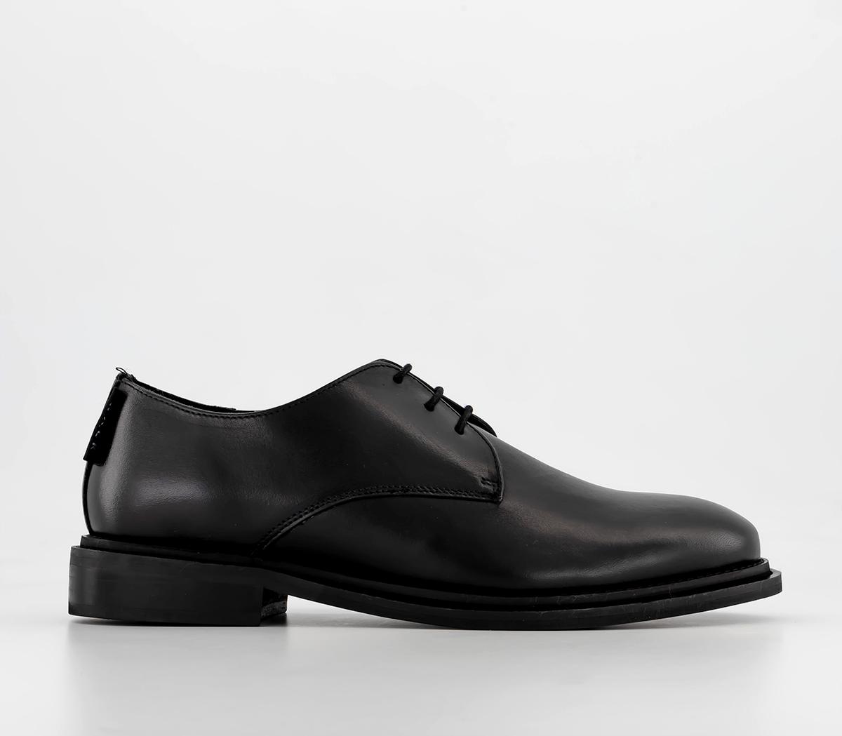 Walk London Antonio Derby Shoes Black - Men’s Boots