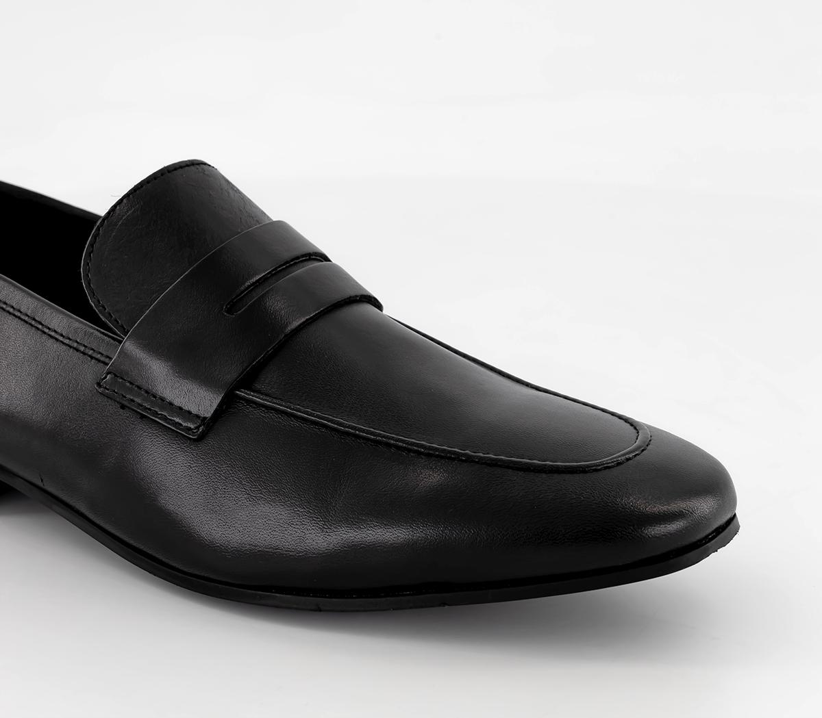 Walk London Capri Penny Loafers Walk London Capri Penny Loafers Black