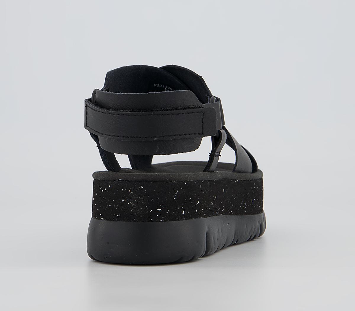 Camper Ogau Platform Sandals Camper Ogau Platform Sandals Black