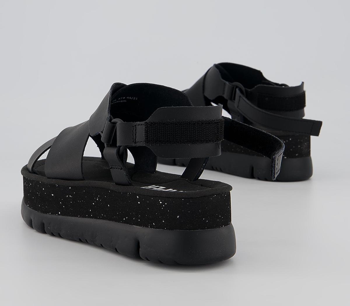 Camper Ogau Platform Sandals Camper Ogau Platform Sandals Black