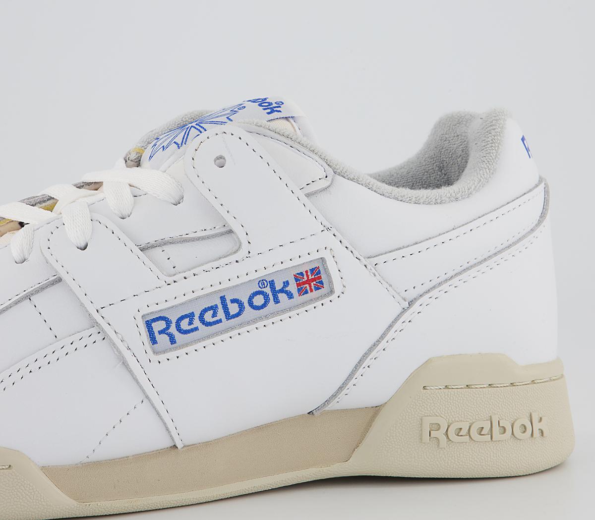 Reebok Workout Plus Vintage Trainers Reebok Workout Plus Vintage Trainers White Alabster Grey