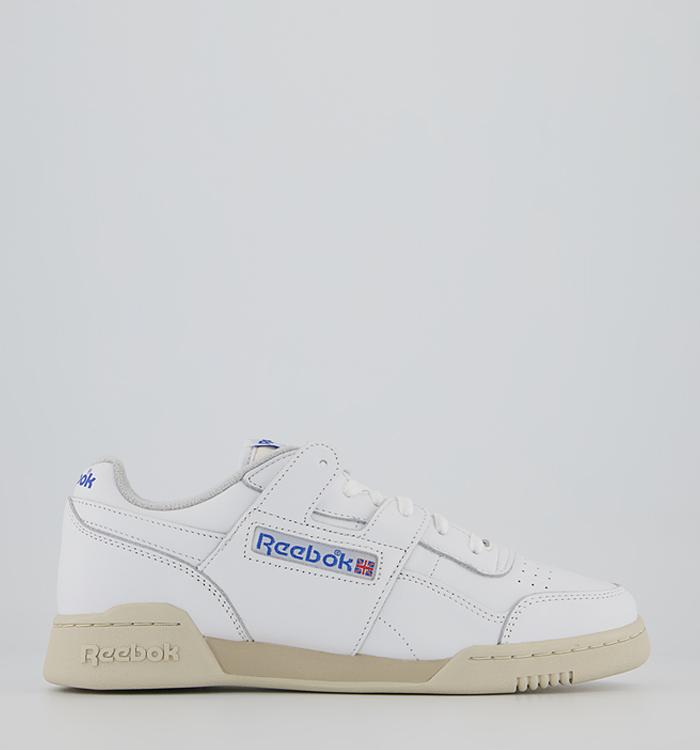 Reebok Workout Plus Vintage Trainers White Alabster Grey