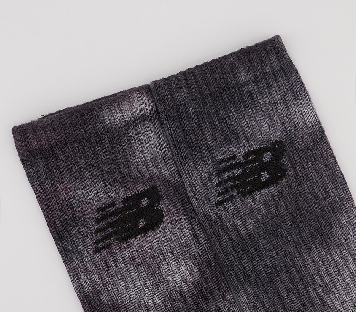 New Balance Nb Cotton Flat Knit Tie Dye 3 Pair Socks New Balance Nb Cotton Flat Knit Tie Dye 3 Pair Socks Grey