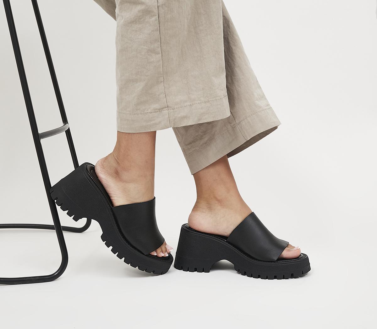 Miss Sixty Wedge Sandals black elegant Shoes High-Heeled Sandals Wedge Sandals 