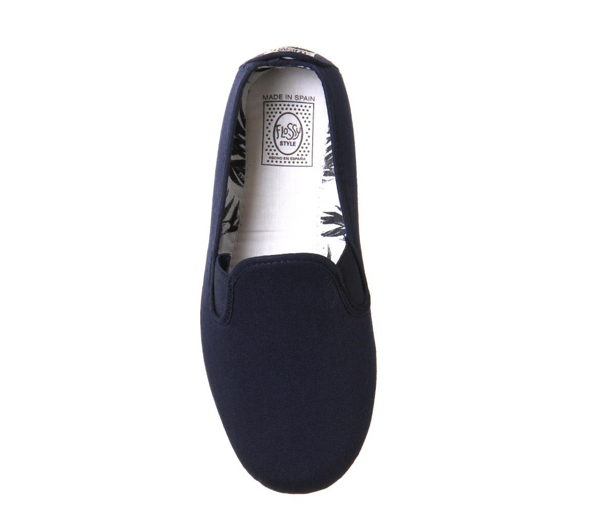 FlossyFlossy Elastic PumpsNavy Canvas