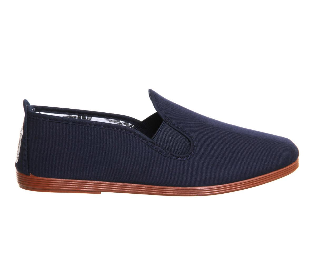 FlossyFlossy Elastic PumpsNavy Canvas