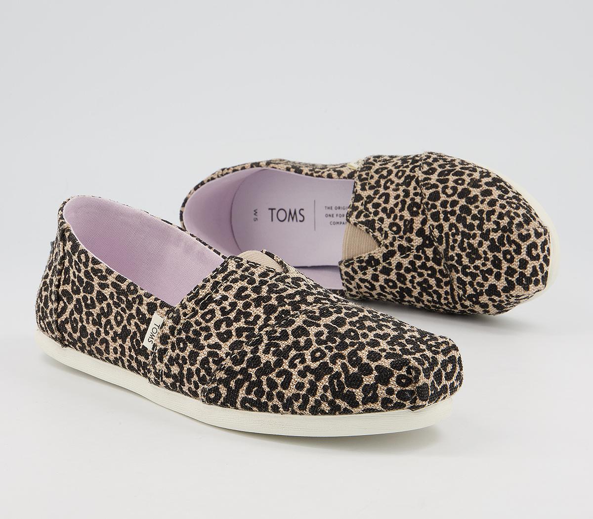 TOMS Seasonal Classic Slip On Flats Leo Print - Flat Shoes for Women