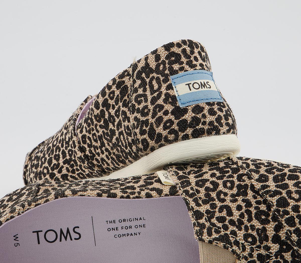 TOMS Seasonal Classic Slip On Flats TOMS Seasonal Classic Slip On Flats Leo Print