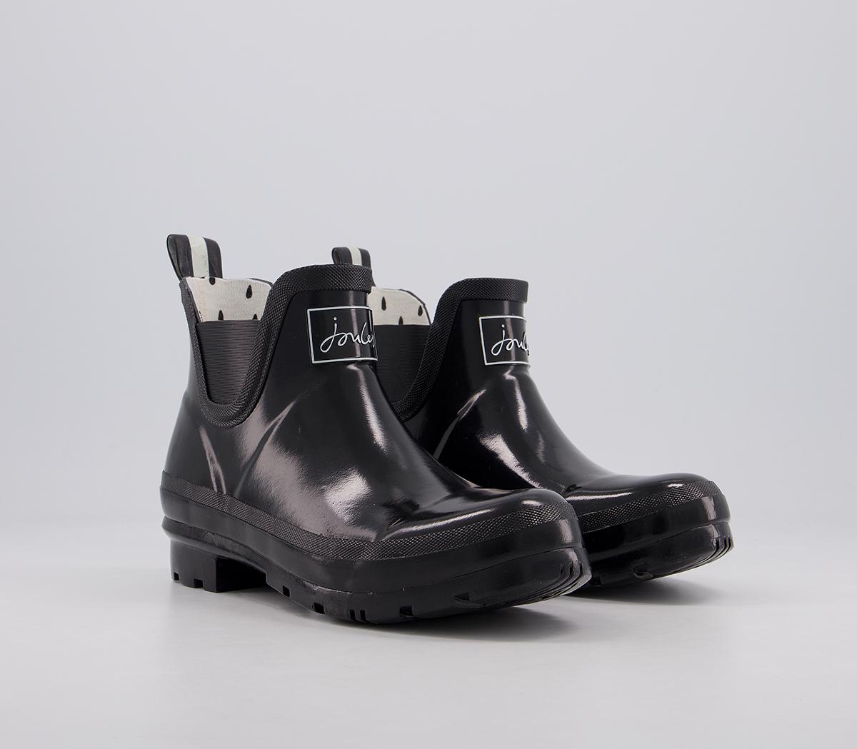 Joules Wellibob Ankle Wellies Joules Wellibob Ankle Wellies Black Gloss