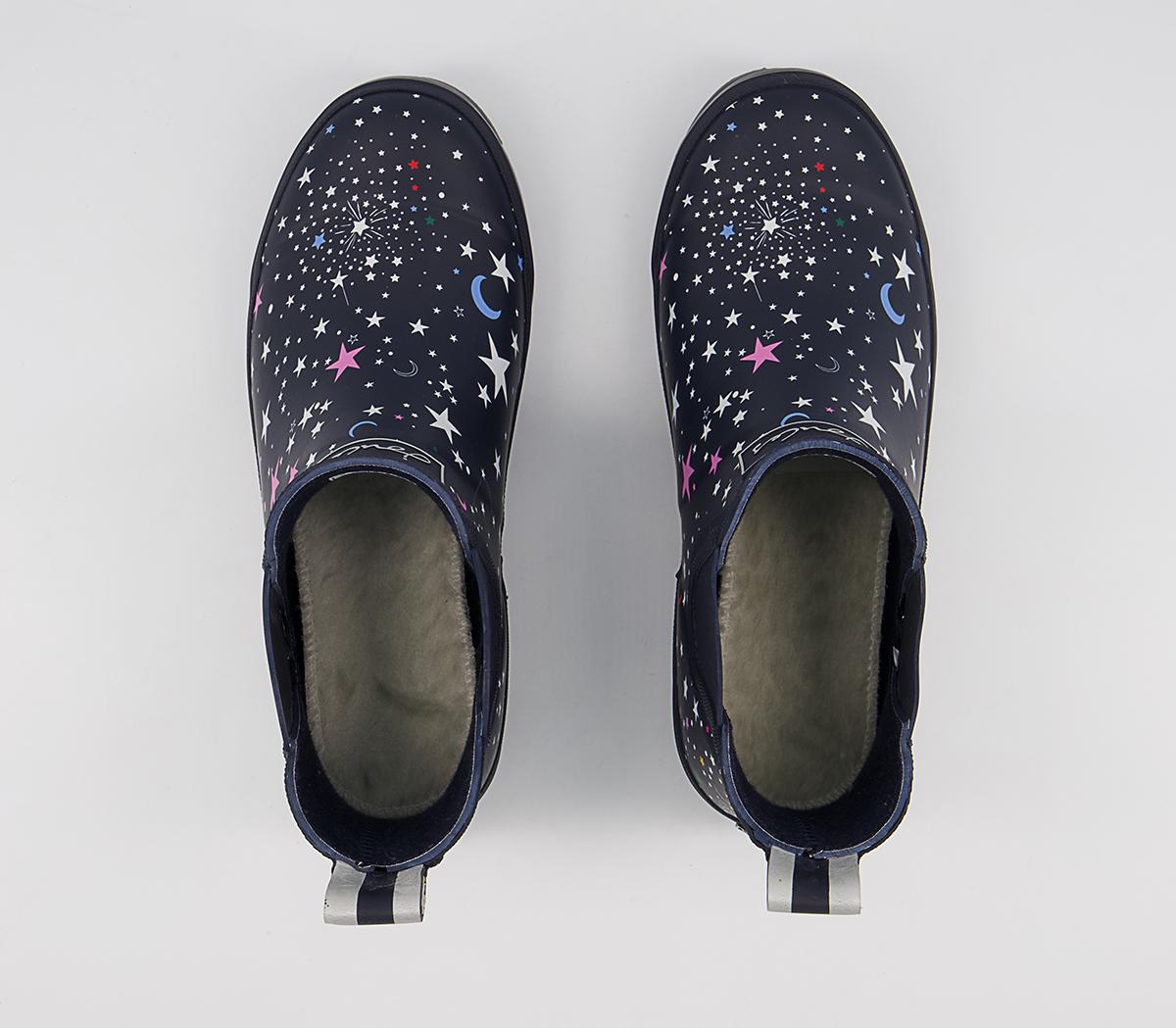 Joules Wellibob Ankle Wellies Joules Wellibob Ankle Wellies Navy Stars
