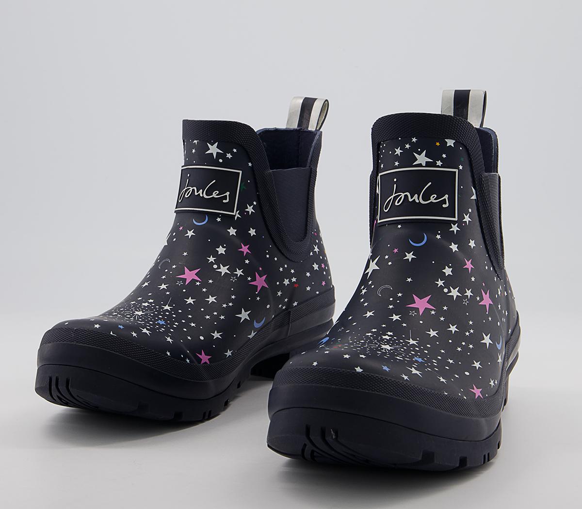 Joules Wellibob Ankle Wellies Joules Wellibob Ankle Wellies Navy Stars