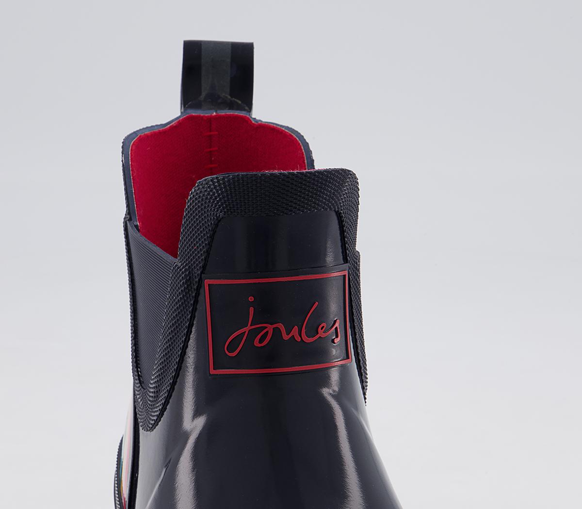 Joules Wellibob Ankle Wellies Joules Wellibob Ankle Wellies Navy Rainbow