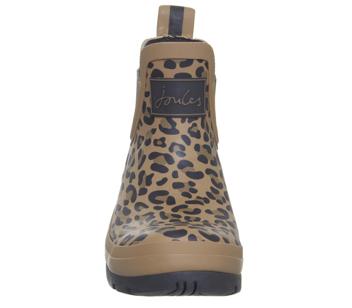 Joules Wellibob Wellies Leopard Women's Ankle Boots