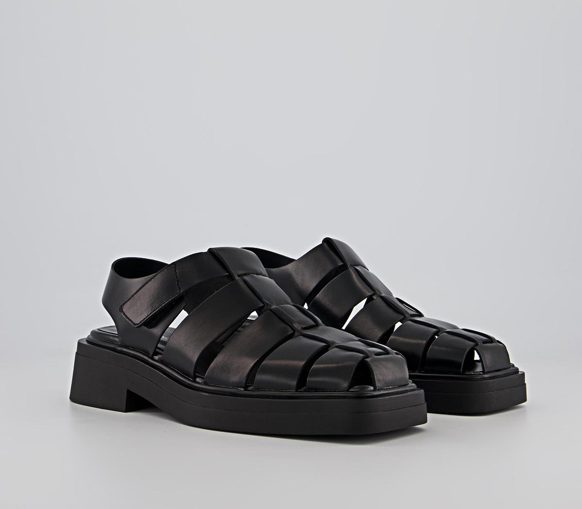 Vagabond Shoemakers Eyra Fisherman Sandals Black - Women’s Sandals