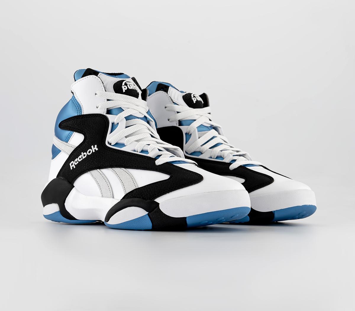 ReebokShaq Attaq TrainersWhite Core Black Energy Blue
