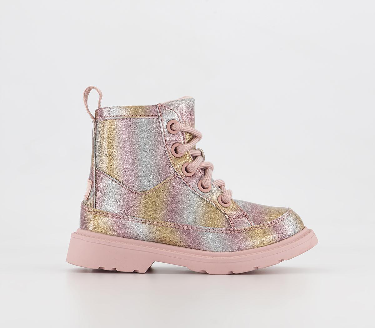 UGG Robley Glitter Infant Boots Metallic Rainbow - Unisex