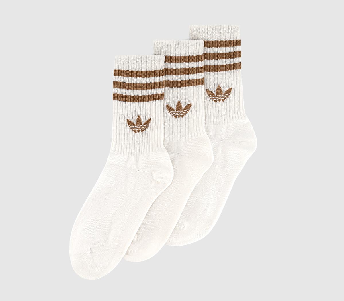adidasCrew Sock 3 Pair Socks adidasCrew Sock 3 Pair SocksWhite Cardboard