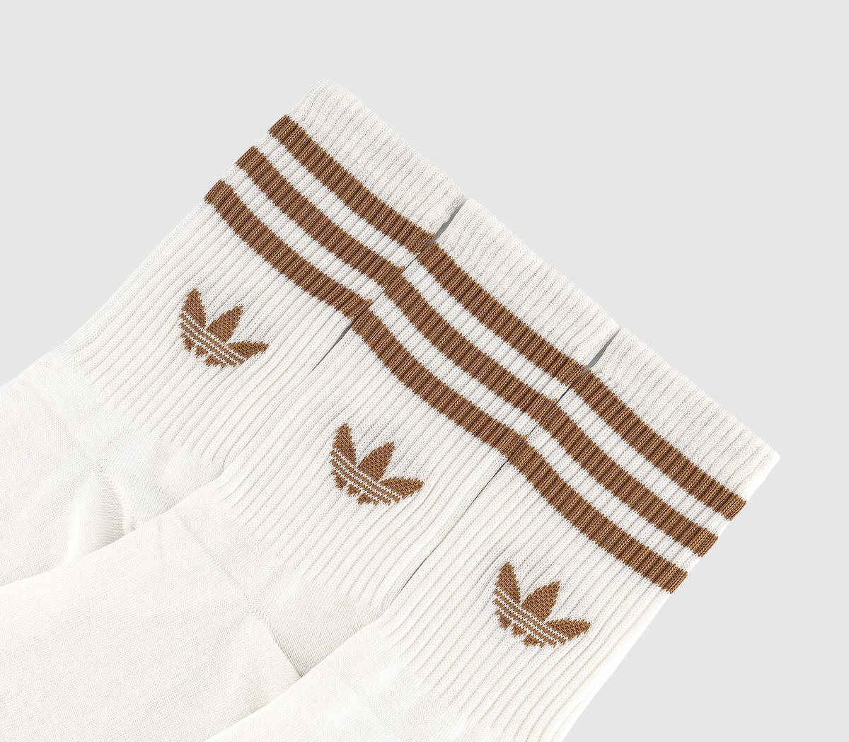 adidasCrew Sock 3 Pair Socks adidasCrew Sock 3 Pair SocksWhite Cardboard