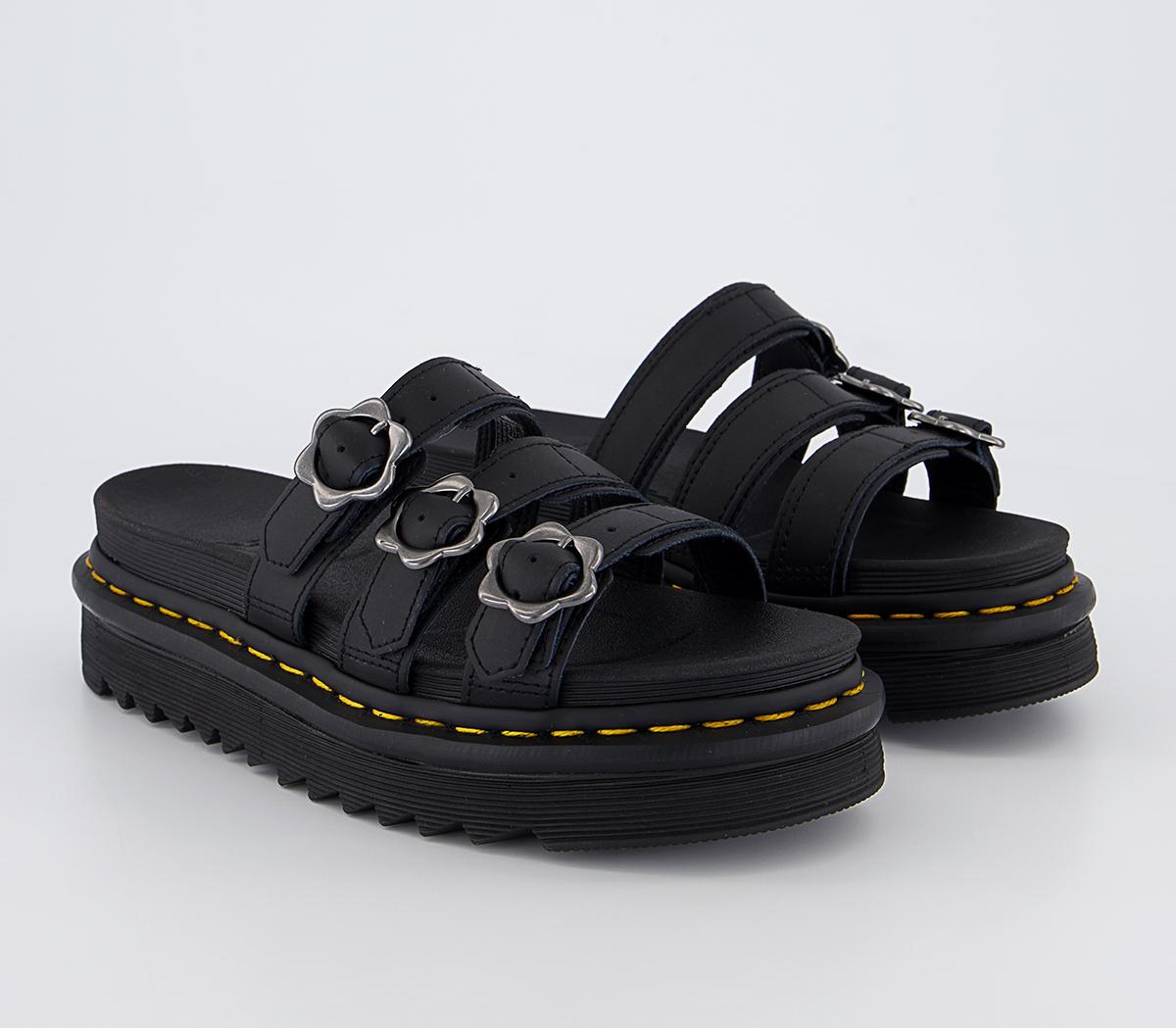 Dr. MartensBlaire Flower SlidesBlack