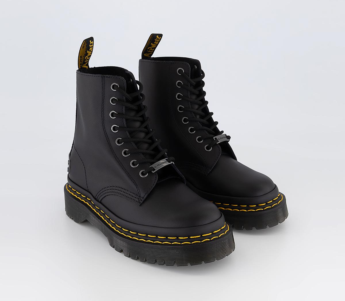 Dr. Martens 1460 Bex Ds Pltd Boots Black Backhand - Women's Ankle Boots