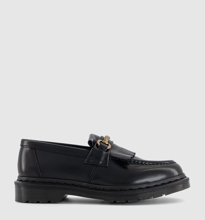 Dr. Martens Adrian Snaffle Loafers Black Polished Smooth