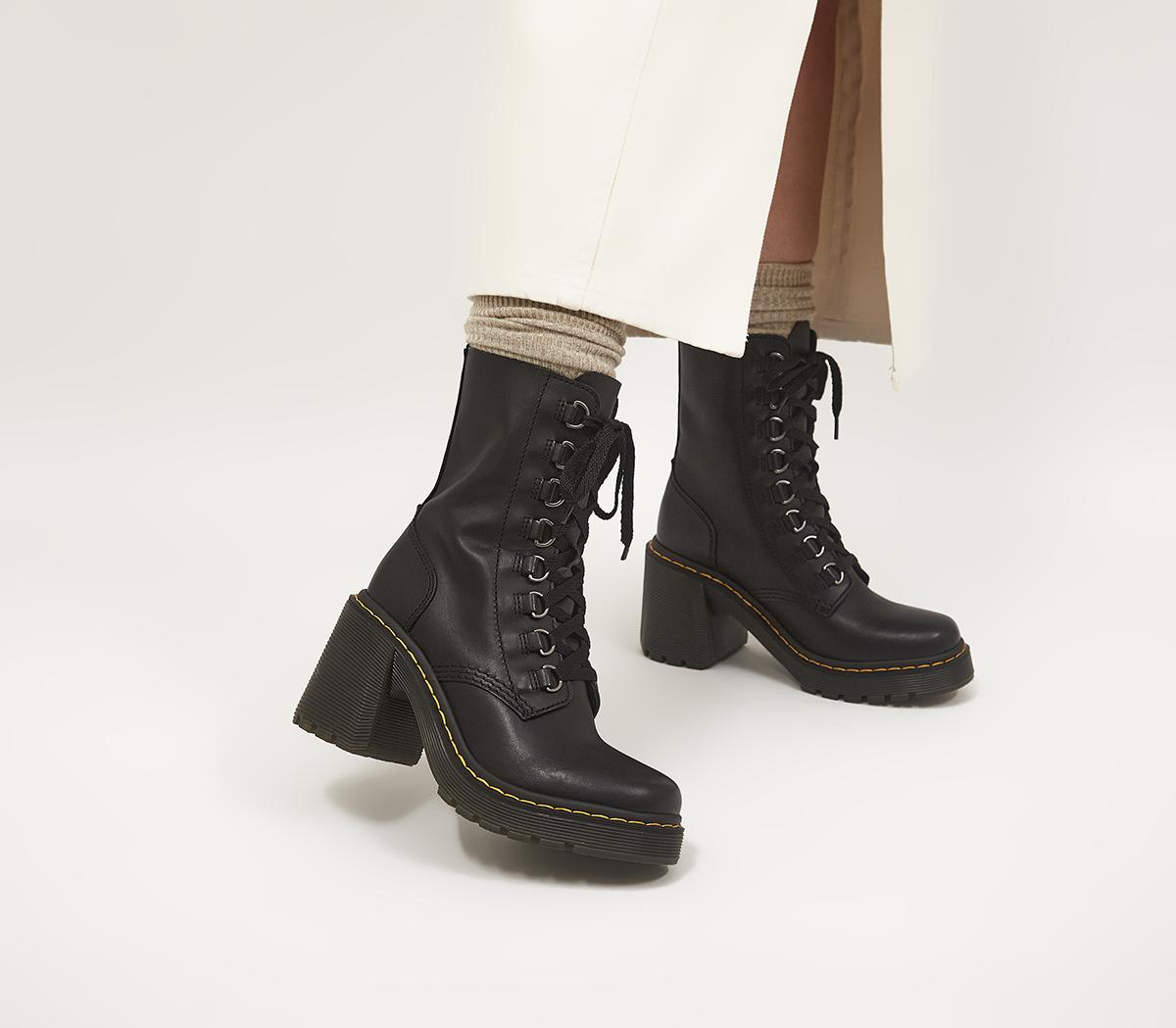 Dr. MartensChesney Heeled Lace BootsBlack Sendal