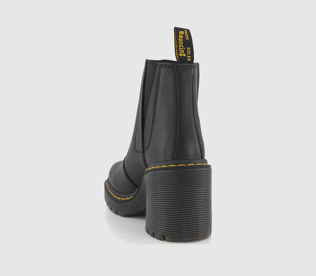 Dr. MartensSpence Heeled Chelsea Boots Black Sendal