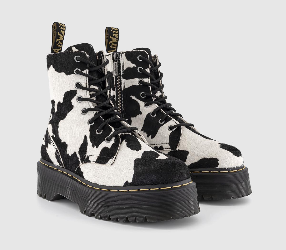 Dr. Martens Jadon III Boots Cow Print - Women's Ankle Boots