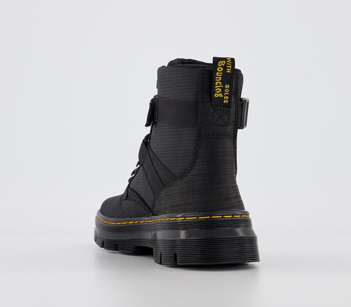 Dr. Martens Combs Tech II Boots Black Accord - Women's Ankle Boots